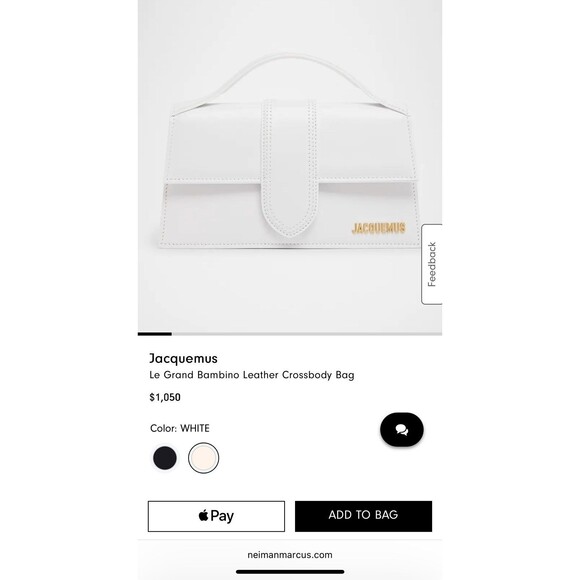 Jacquemus “Le Grand Bambino” Bag - White - Picture 11 of 16